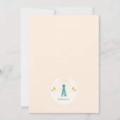 アマチュア無線オペレーターの誕生日 招待状 (裏面)