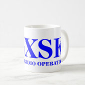 アマチュア無線オペレータ コーヒーマグカップ (正面右)
