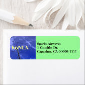 アマチュア無線コールサイン住所 シール (インサイチュ)