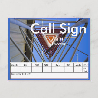 アマチュア無線タワーQSL ポストカード