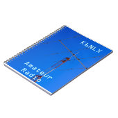 アマチュア無線呼出符号およびビーム ノートブック (左側)