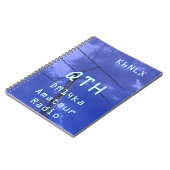 アマチュア無線呼出符号QTHおよびロケータ ノートブック (左側)