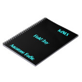 アマチュア無線呼出署名欄の日 ノートブック (左側)