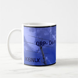アマチュア無線QRPとコールサインMug 3 コーヒーマグカップ