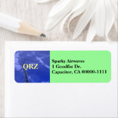 アマチュア無線QRZ住所 シール (インサイチュ)