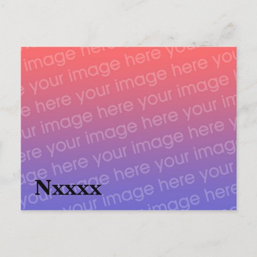 アマチュア無線QSLカードテンプレート ポストカード (正面)