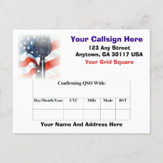 アマチュア無線QSLカード ポストカード