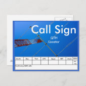 アマチュア無線SQL ポストカード (正面/裏面)