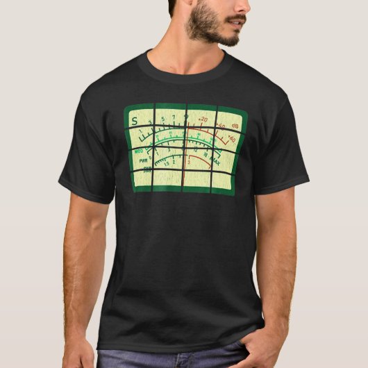 アマチュア無線SWRメーター1 Tシャツ (正面)