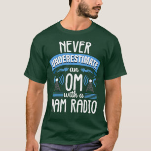 アマチュア・ラおもしろいジオOMジョーク・ハム・ラジオ・オペレーター Tシャツ