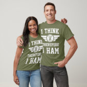 アマチュア・ラジオ・ジョーク・プン・考えI・I・HAM Tシャツ (ユニセックス)