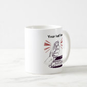 アマチュア・ラジオ・ハム コーヒーマグカップ (正面右)