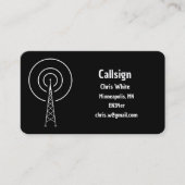 アマチュア・ラジオ・ハム 名刺 (正面)