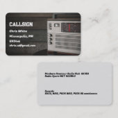 アマチュアHamラジオ 名刺 (正面/裏面)