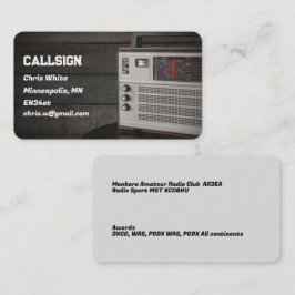 アマチュアHamラジオ 名刺