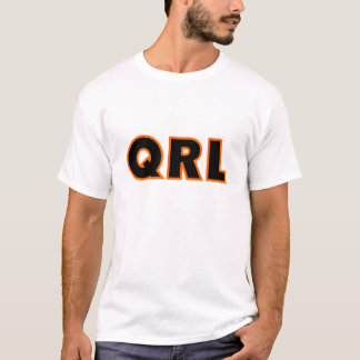 アマチュアHamラジオQRL Tシャツ