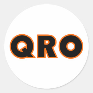 アマチュアHamラジオQRO ラウンドシール