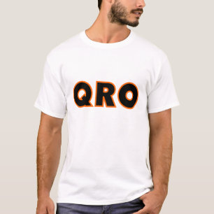 アマチュアHamラジオQRO Tシャツ