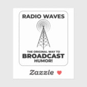 アマチュアHam無線操縦おもしろいことわざ シール (シート)