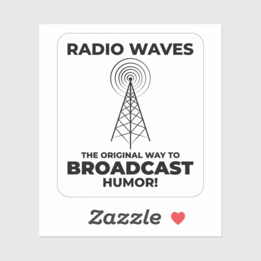 アマチュアHam無線操縦おもしろいことわざ シール (シート)