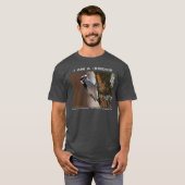 アマツバメ科の鳥の写真 ハリオアカゲラ 野鳥観察Tシャツ Tシャツ (正面フル)