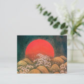 アマテラス天日女神レッドイエローブラックブラウン ポストカード (スタンド正面)