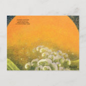 アマテラス天日女神レッドイエローブラックブラウン ポストカード (裏面)