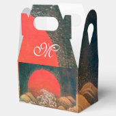 アマテラス天照日女神、モノグラム赤黒褐色 フェイバーボックス (オープン)