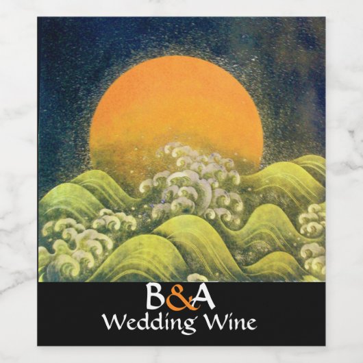 アマテラス黄白結婚女神 ワインラベル (シングルラベル)