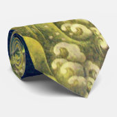 アマテラス黄緑ブラック ネクタイ (ロール)