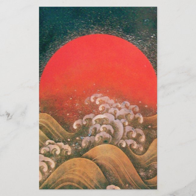 アマテラス、太陽の女神、赤黒褐色 (正面)