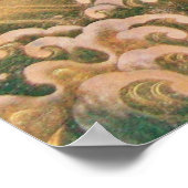 アマテラス、太陽の女神、赤黒褐色 ポスター (角)