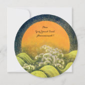 アマテラス, 太陽の女神, 黄 黒 茶色 招待状 (裏面)