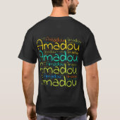 アマドゥ Tシャツ (裏面)