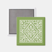 アマドーラグリーンパターン マグネット (正面/裏面)