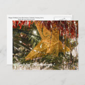 アマナ・コロニーのポストカードからのハッピーホリデー シーズンポストカード (正面/裏面)