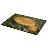 アマニタカエサリアマッシュルームガラスチョッピングボード カッティングボード (角)