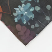 アマニタキノコ魔法森林景観菌 フリースブランケット (角)