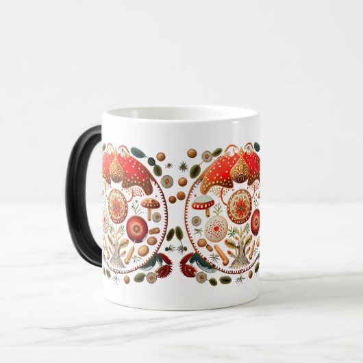 アマニタシャーマンコーヒーマグ モーフィングマグカップ (正面左)