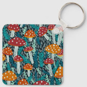 アマニタマジカルマッシュルームおもしろい菌カスタマイズIT キーホルダー (裏面)