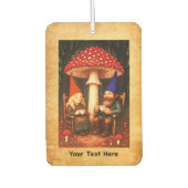 アマニタマッシュルームと格言 カーエアーフレッシュナー (正面)