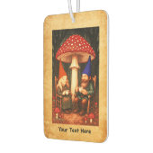 アマニタマッシュルームと格言 カーエアーフレッシュナー (左)