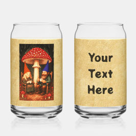 アマニタマッシュルームと格言 ガラス缶