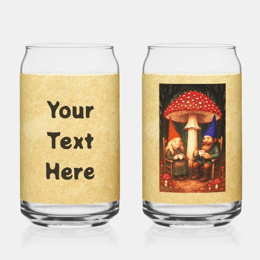 アマニタマッシュルームと格言 ガラス缶 (裏面)