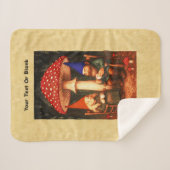 アマニタマッシュルームと格言 シェルパブランケット (正面(横))