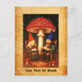 アマニタマッシュルームと格言 シーズンポストカード (正面)