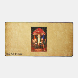 アマニタマッシュルームと格言 デスクマット