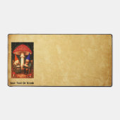 アマニタマッシュルームと格言 デスクマット (正面)