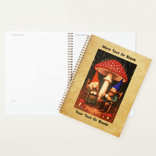 アマニタマッシュルームと格言 プランナー手帳 (ディスプレー)