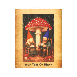 アマニタマッシュルームと格言 メタルプリント